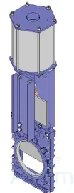 Задвижка шиберная CMO E DN65