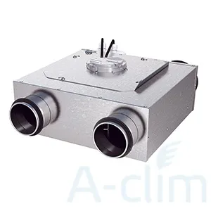 Канальный низкопрофильный вентилятор LPKB 125 + 2x100 C1 EC