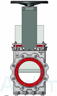 Шиберная задвижка GL-021-02-0250-PN10 СMO