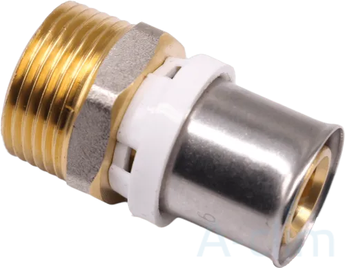 K-FLEX пресс-фитинг муфта с наружной резьбой 16х1/2″ мм